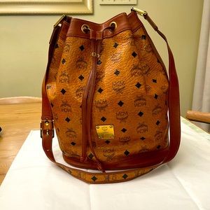 MCM  BAG  made in germany- size-(inch) W-9.4xH-13.8xD6.3”